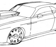 Coloriage Voiture Tuning