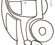 Coloriage Voiture Tuning au crayon