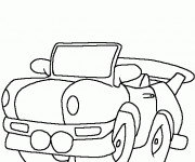 Coloriage Voiture Tuning en couleur