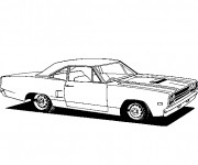 Coloriage Voiture Tuning facile