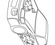 Coloriage Voiture Tuning Flamme