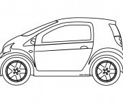 Coloriage et dessins gratuit Petite Voiture Chrysler à imprimer