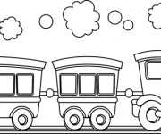 Coloriage et dessins gratuit Train à imprimer