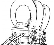 Coloriage Wagon à la compagne