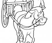 Coloriage et dessins gratuit Wagon pour agriculture à imprimer